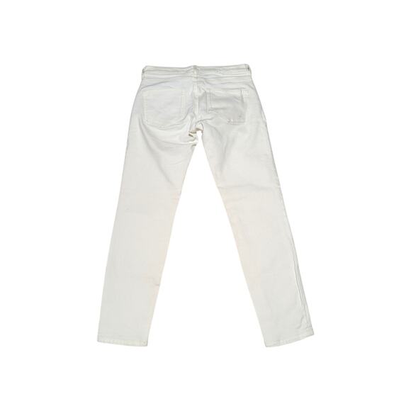 Everlane Mid Rise Skinny Ankle Jeans White Bone Womens 27 Twee Preppy Slim Pants - Picture 2 of 4